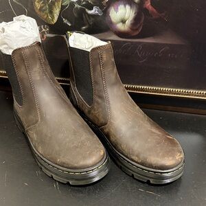 Dr. Marten Brown Leather Chelsea Boots
